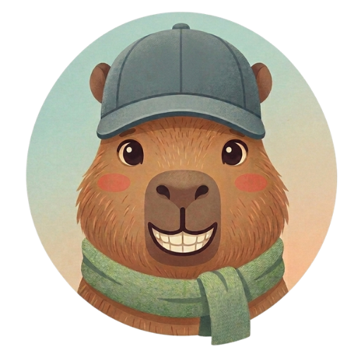 A capybara smiles after understanding a new word